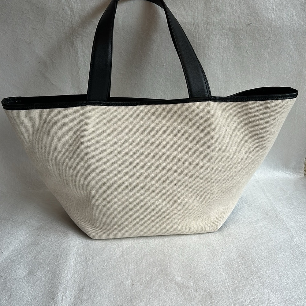 DeMellier London Christie Tyler Limited Edition MIND Bag, Canvas & Leather Tote - Picture 4 of 9